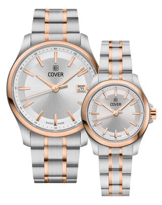 COVER Marville Gent Steel Silver, Bicolor Silver Rose Gold