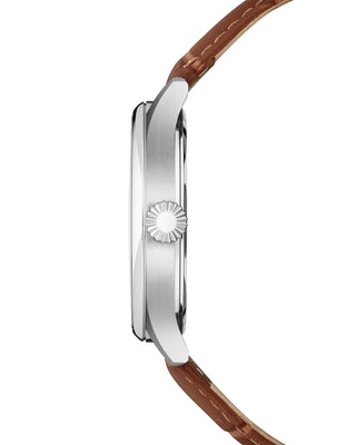 COVER Chapman Moon&Stars Blau, Leder Braun, Silber Uhr