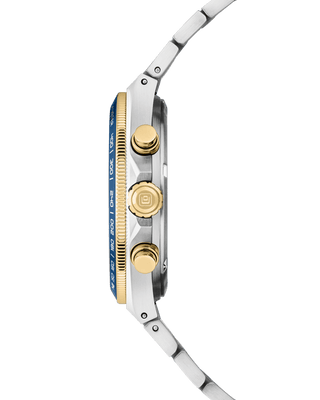 Montre Chrono Iconosteel COVER Bleu, Bicolore