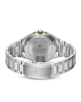 Montre COVER Iconosteel Noir, Bicolore Argent Or