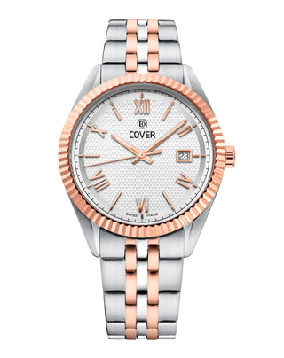 COVER Alston Gent Herrenuhr Silber, Bicolor Silber Roségold