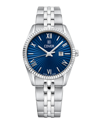 Montre COVER Alston Lady Bleu, Argent
