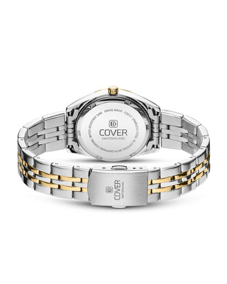 Montre COVER Alston Lady Bleu, Bicolore Argent Or