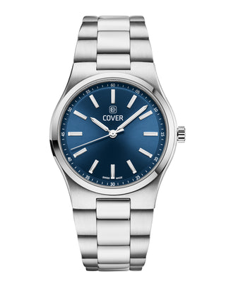 Montre COVER Bracelet One Bleu, Argent