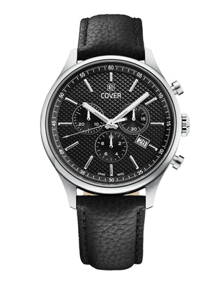 COVER Chapman Chrono II Noir, Cuir Argent