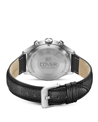 COVER Chapman Chrono II Noir, Cuir Argent