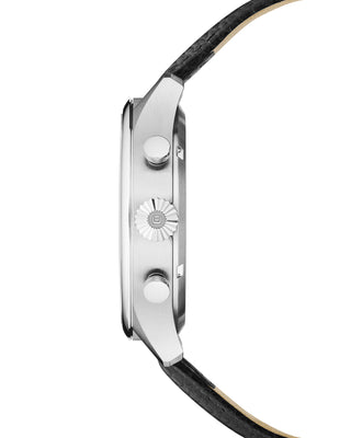 COVER Chapman Chrono II Vert, Cuir Argent