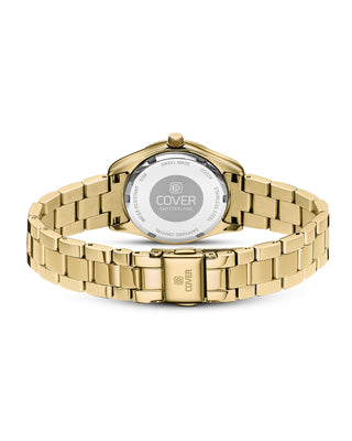 Case back of COVER Valentina Mini White Pearl, Gold – Swiss Made quartz watch