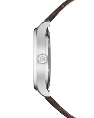 COVER Arena Automatik Blau, Leder Silber