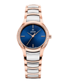 Blue/Silver Rose Gold