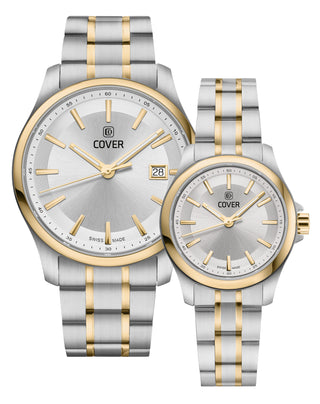 COVER Marville Lady Steel Watch Silver, Bicolor Silver Gold