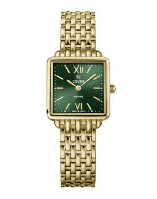 COVER Lovis Square Watch Gold Dial Gold – elegant Swiss women’s watch
