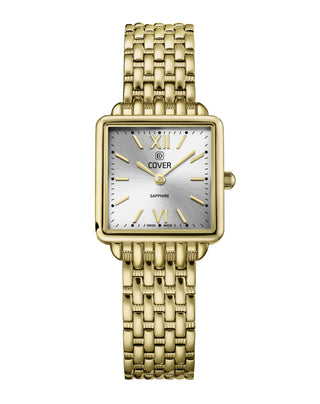 COVER Lovis Square Watch Silver Dial Gold – elegant Swiss women’s watch