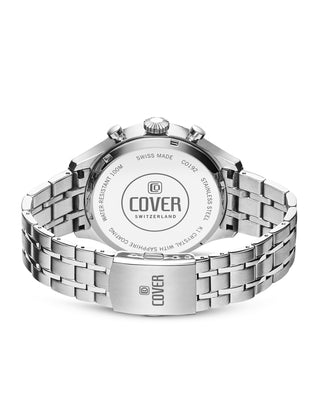 COVER Chapman Chrono Steel Watch, Full Silver