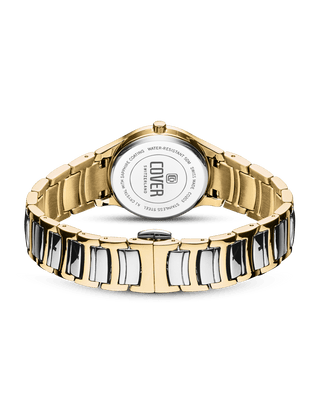 COVER Sandara Crystal Watch Silver, Bicolor