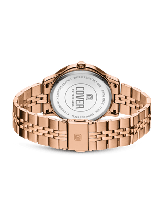 COVER Saraya Crystals, Rose Gold Watch