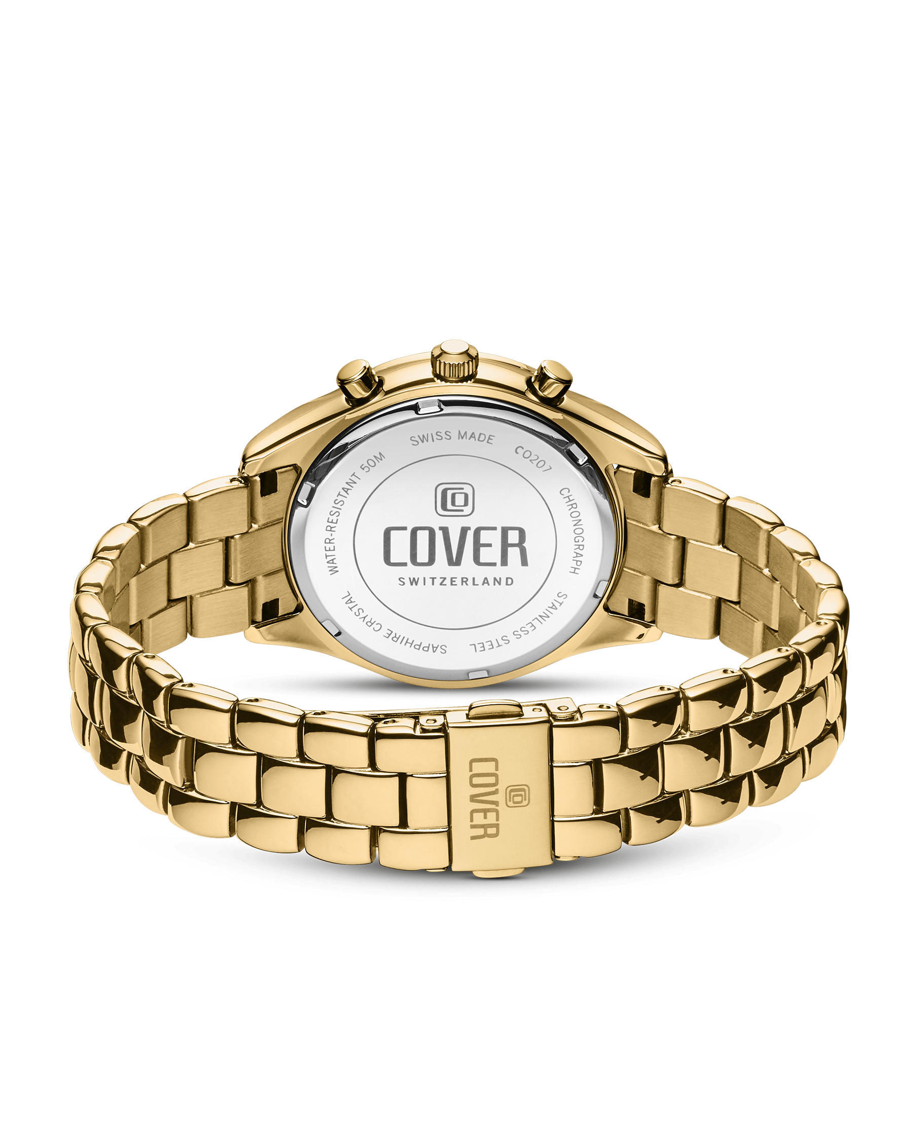 COVER Valentina Chrono Mother-of-Pearl Watch, White Gold