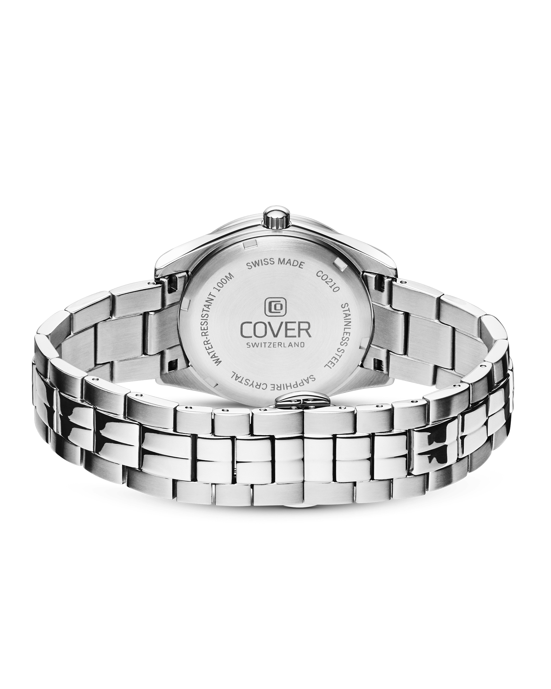 COVER Andara Diamond Watch Green Pearl, Silver Color