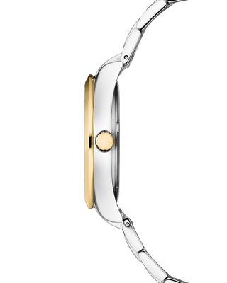 COVER Andara Diamond Watch White Pearl, Bicolor