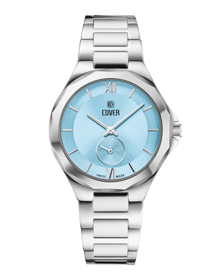 COVER Cardea Light Blue, Silver Color Watch