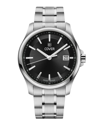 COVER Marville Gent Steel Watch Black, Silver