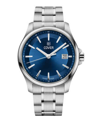 COVER Marville Gent Steel Watch Blue, Silver