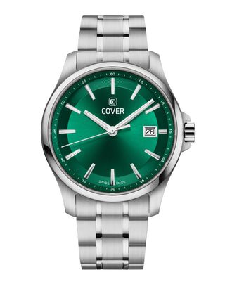 COVER Marville Gent Steel Watch Green, Silver