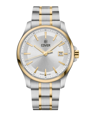 COVER Marville Gent Steel Watch Silver, Bicolor Silver Gold