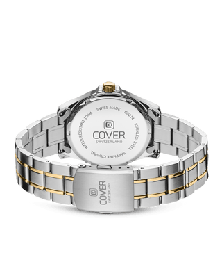 COVER Marville Gent Steel Watch Silver, Bicolor Silver Gold