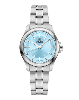 COVER Marville Lady Steel Watch Light Blue, Silver