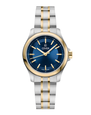 COVER Marville Lady Steel Watch Blue, Bicolor Silver Gold