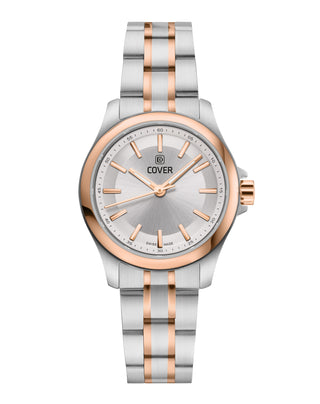 COVER Marville Lady Steel Watch Silver, Bicolor Silver Rose Gold