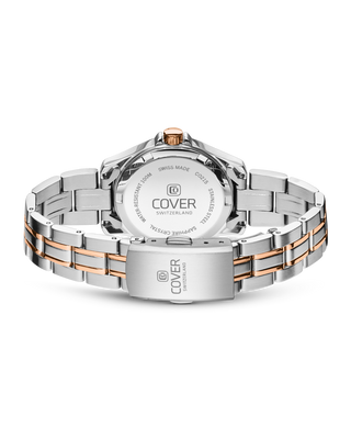 COVER Marville Lady Steel Watch Silver, Bicolor Silver Rose Gold