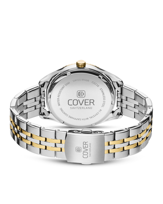 COVER Alston Gent Watch Black, Bicolor Silver Gold