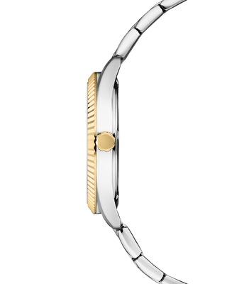 COVER Alston Gent Watch Black, Bicolor Silver Gold