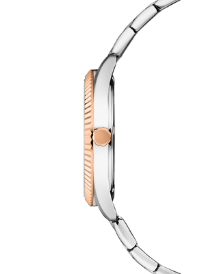 COVER Alston Gent Watch Black, Bicolor Silver Rose Gold