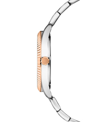 COVER Alston Gent Watch Black, Bicolor Silver Rose Gold