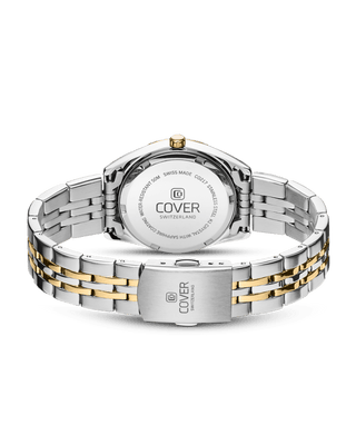 COVER Alston Lady Watch Black, Bicolor Silver Gold