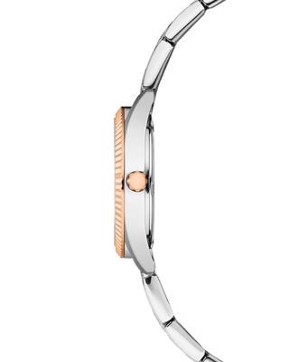 COVER Alston Lady Watch Black, Bicolor Silver Rose Gold