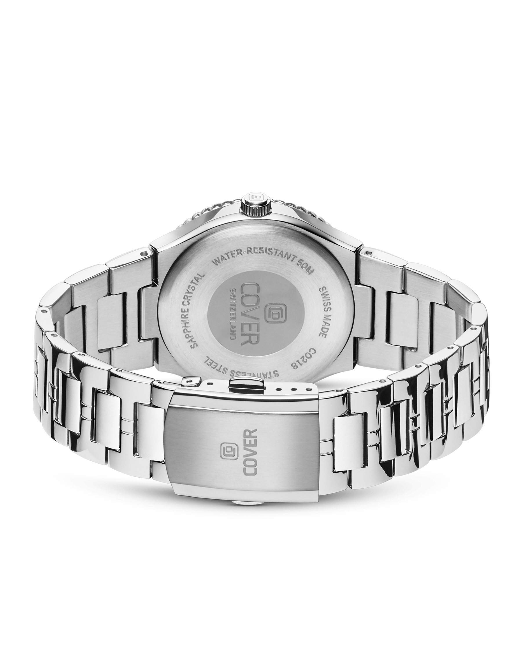 COVER Jumeira Crystals White Pearl, Silver Watch – Cover Watches