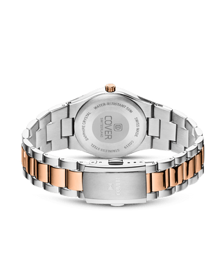 COVER Bracelet One Silver, Bicolor Silver Rose Gold Watch