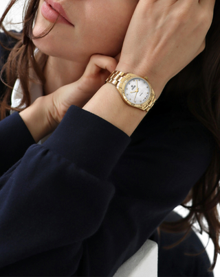 COUVER Valentina Mini Blanc Nacré, Or