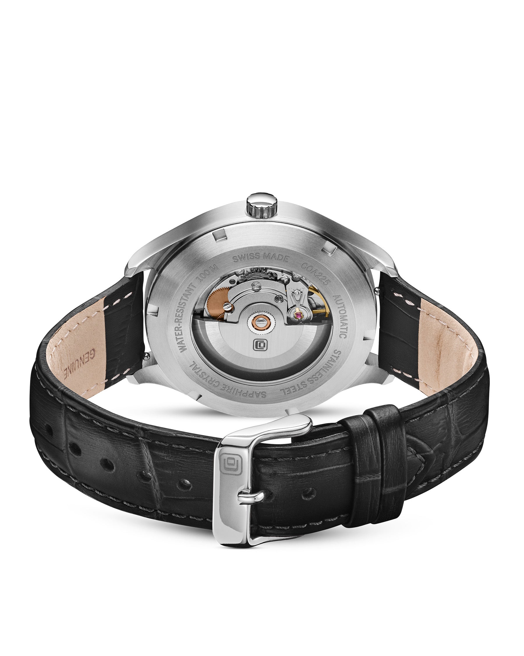 COVER Arena Automatic Sable, Cuir Argent