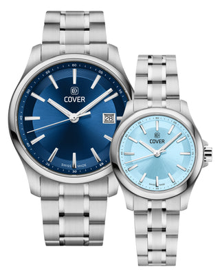 COVER Marville Gent Steel Watch Blue, Silver