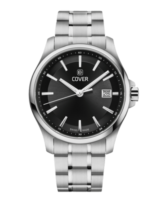 COVER Marville Gent Steel Watch Black, Silver