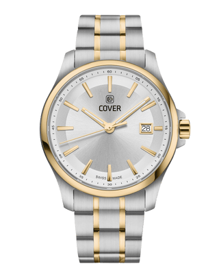 COVER Marville Gent Steel Watch Silver, Bicolor Silver Gold