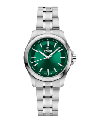 COVER Marville Lady Steel Watch Green, Silver
