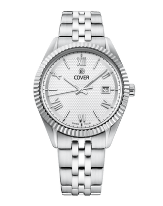 COVER Alston Gent Watch Silver, Full Silver