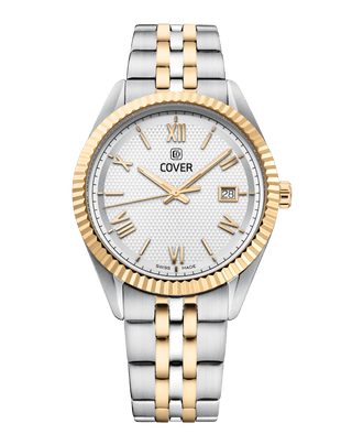 COVER Alston Gent Watch Silver, Bicolor Silver Gold