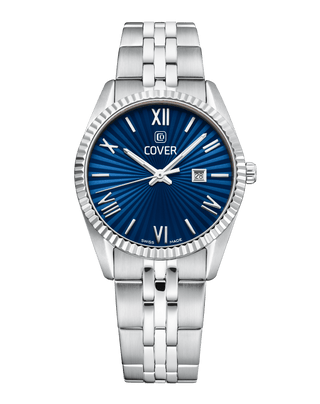COVER Alston Lady Watch Blue, Silver Color